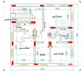  11 مخططات معماريه وانشائيه وصحيه وكهربائيه وتصميم ديكور