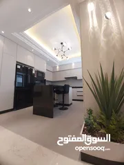  18 شقة ارضية مفروشة للايجار ثلاث غرف نوم جديدة في الدوار السابع