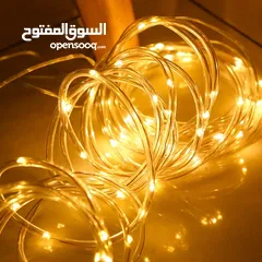  10 حبل زينة طاقة شمسية طول 10 متر  وطول 20  متر