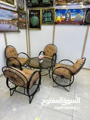  2 ميز حدديقه