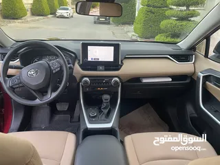  16 تويوتا راف فور 2024 فحص كامل مرفق بالصور جمرك جديد لون خمري مميز داخليه أوف وايت كاش وأقساط