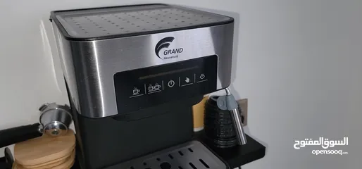  1 ماكينة قهوة من شركة جراند