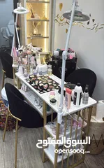  5 بيع أغراض صالون تجميل بسبب السفر عدة أضافر وبشرة وليزر