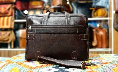  16 Leather laptop and office bags حقائب جلدية للكمبيوتر المحمول والمكتب