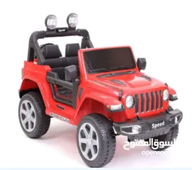  1 سيارة اطفال جيب رانجلر كهربائي