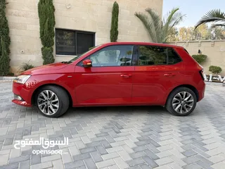  14 سكودا فابيا ترخيص 2021 محرك 1000 بنزين اوتوماتيك 105 حصان