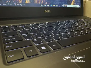  3 لابتوب dell i5 جيل سابع  كيبورد بضوي و سعرر حررق