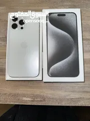  3 IPHONE 15 PRO MAX WHITE Titanium  256GB