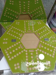  23 طاولة بورد  جكارو  الخشب مع الشده و الجلول طاولات  فصالات طوي و طاوله عاديه 4 لاعبين و ستة لاعب