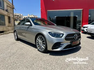 3 مرسيدس E350 AMG ذهبي 2022 اعلى مواصفات بحالة الزيرو مميزة جدا جمرك جديد