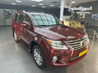  3 ستيشن لكزس lx570 بحالة الوكالة للبيع