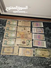  9 عملات عالمية old paper money