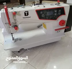  1 ماكينة خياطة فل اوتوماتيك مع شاشه رقمية مع منظم طاقه