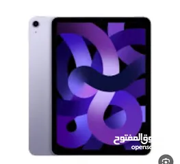  2 APPLE IPAD AIR 6 256 g ابل ايباد اير 6 256 جيجا  كفاله 1 من ابل  وسنتين من اكشن إكسبرس