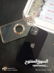  1 آيفون 12 عادي للبيع بحاله ممتازه