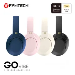  11 Fantech Go Vibe WH05 Wireless Headphone سماعات رأس صوت محيطي