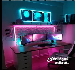  8 طاولات games مع اناره مخفيه تفصيل مع امكانيه اختيار اللون اللي بناسبك
