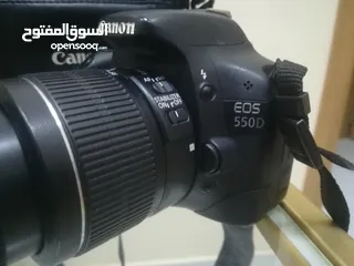  2 كاميرا كانون 550 بحاله ممتازه