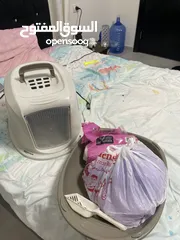  9 لتر بوكس للبسس نضيف كتير فش فيه ولا خراب و الرمل نظيف نظيف