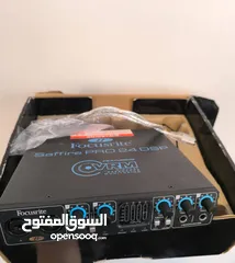  4 فوكسريت saffire pro 24dsp كرت صوت احترافي لتسجيل الصوت والالات الموسيقية