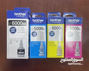  3 Brother ink BT6000Bk, BT5000c, BT5000m,BT5000y For DCP-T520w, T720DW
