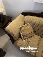  6 طقم كنب مستعمل للبيع 9 قطع في اربد
