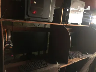  1 يوجد 12 جهاز كمبيوتر العاب مع شاشه للبيع وكيبورد وماوس جيمنج