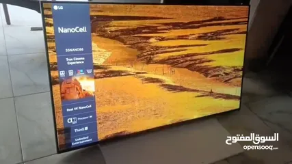  9 شاشة LG نانو سيل 55 بوصة فرز تانى     4K Smart TV