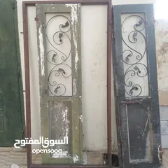  4 أبواب حديد وأبواب خشب