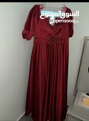  2 فستان مناسبة وكاب عرائسي للبيع