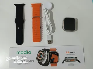  3 ساعة ذكية modio mc77 smart watch (مفتوح الغلاف لكن لم تستعمل، جديدة تمامًا)