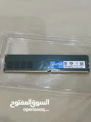  1 8GB Ram DDR4-2666 UDIMM رام للكمبيوتر