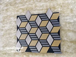  3 ديكور خشب خام 3D