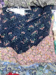  5 Women fabric Toor Italy , Crepe Chiffon, cotton mushajar ,Chiffon mushajar printed and other salebig