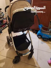  3 mothercare  stroller with carseat  good condition
