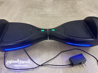  3 Hover board used up to 9 miles per hour black color