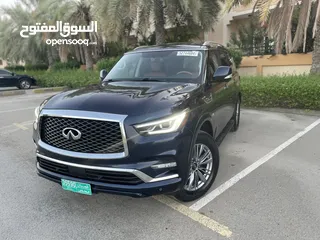  1 إنفنتيQX80 شاصي وايرباجات الوكالة فورويل فل اوبشن فل سيرفس الشكل الجديد موديل 2018