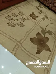  1 سجادة لون بيج طول 320سم بعرض 227سم