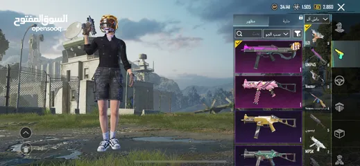  1 بيع حساب ببجي