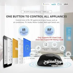  2 جهاز تحكم بأجهزة الريموت عبر التلفون و الانترنت  Broadlink RM4 Pro