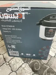  2 قدر ضغط كهربائي 4 لتر برو 10 وظائف إديسون جديد