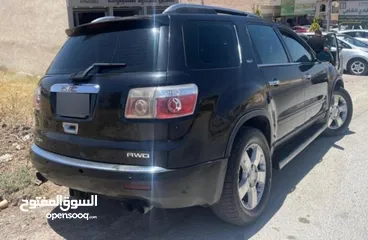  3 سياره جمس GMC اكاديا موديل 2008 أعلى صنف SLT  ماتور 3600cc فحص 4 جيد لون اسود ملوكي للإستفسار  07720