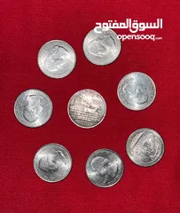  7 عملات معدنية أمريكية 213 قطعة. الاسعار داخل الوصف.