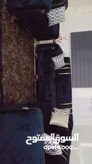  11 طقم كورنر خشب قراط ولاتيه مكفول سنتين اسفنج ضغط قماش وتر بروف. 6مخدات هدية  بفة لكل طقم كن