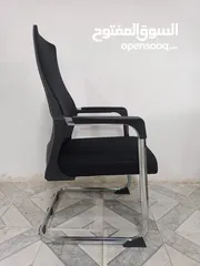  7 كراسي انتظار/كراسي محاضرات /كراسي ضيف كراسي عيادات جلد شبك مريحة وبمواصفات طبية wanting chair ergono