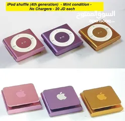  4 Apple Ipods