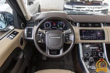  24 Range Rover Sport 2021 Hse Plug in hybrid  Black edition    السيارة وارد المانيا