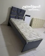  15 we have Brand New wood single size 190x90 bed with mattress for sale