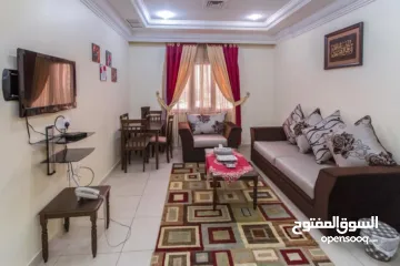  1 شقة مفروشة للايجار المريج رفيديا - نابلس - 3 غرف ومنافعهم اطلالة حلوة