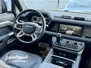  13 رنج روفر ديفندر 2023 HSE 110 بنزين كامل الأضافات فحص كامل بحالة الوكالة اكسسوارات كاملة Dynamic X
